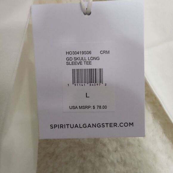 Spiritual Gangster x Grateful Dead Skull Long Sleeve Tee Large - Picture 4 of 9